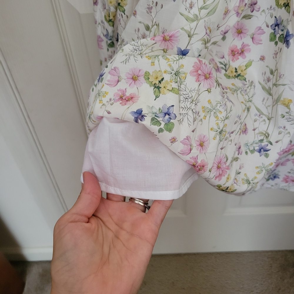 Versa Everywhere Dress With Nursing Zippers In Sweet Wildflowers - Picture 9 of 9
